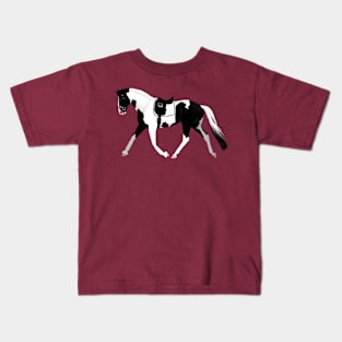 Dressage Pinto Warmblood Kids T-Shirt